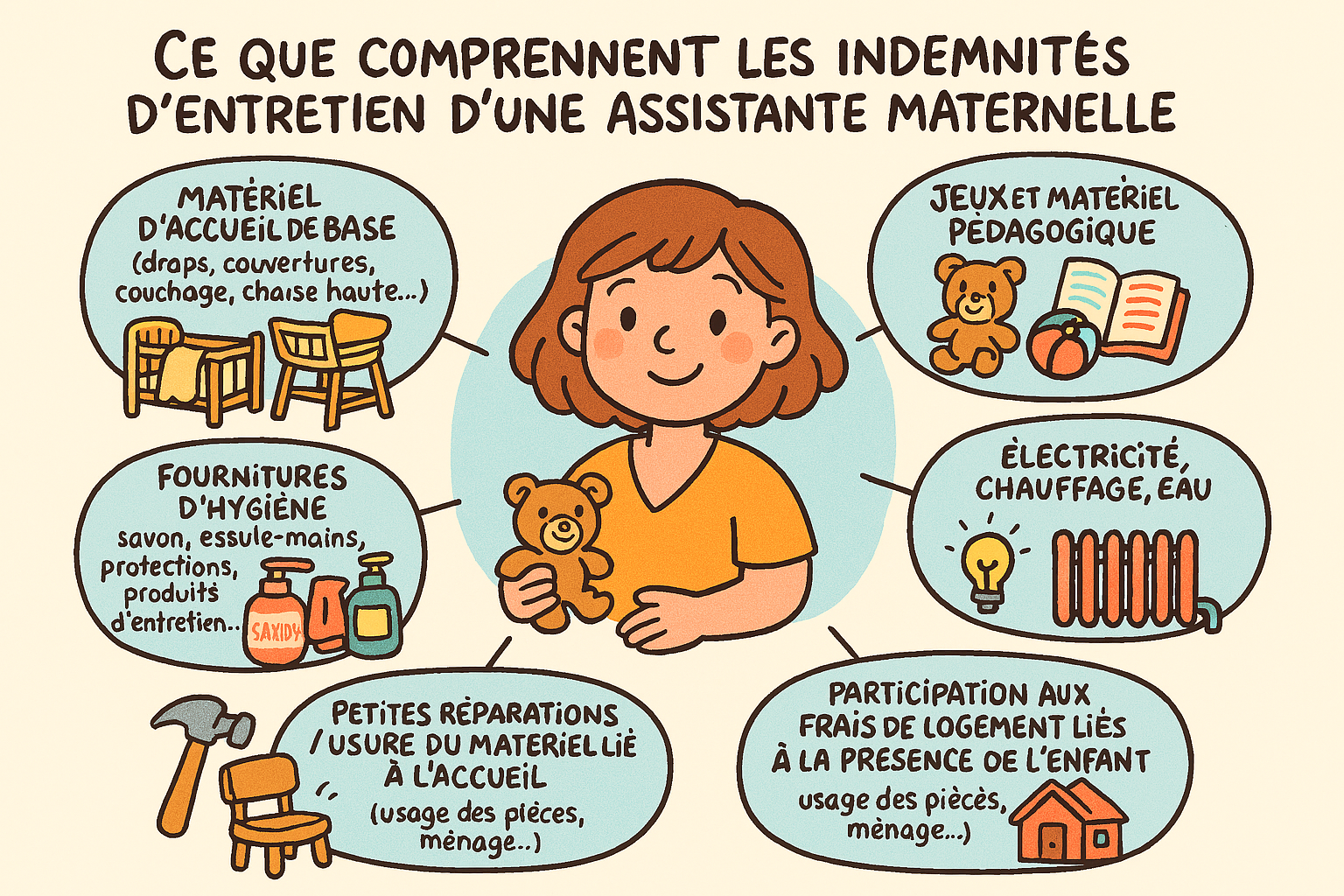 Tout savoir sur les indemnités d’entretien des assistantes maternelles en 2026